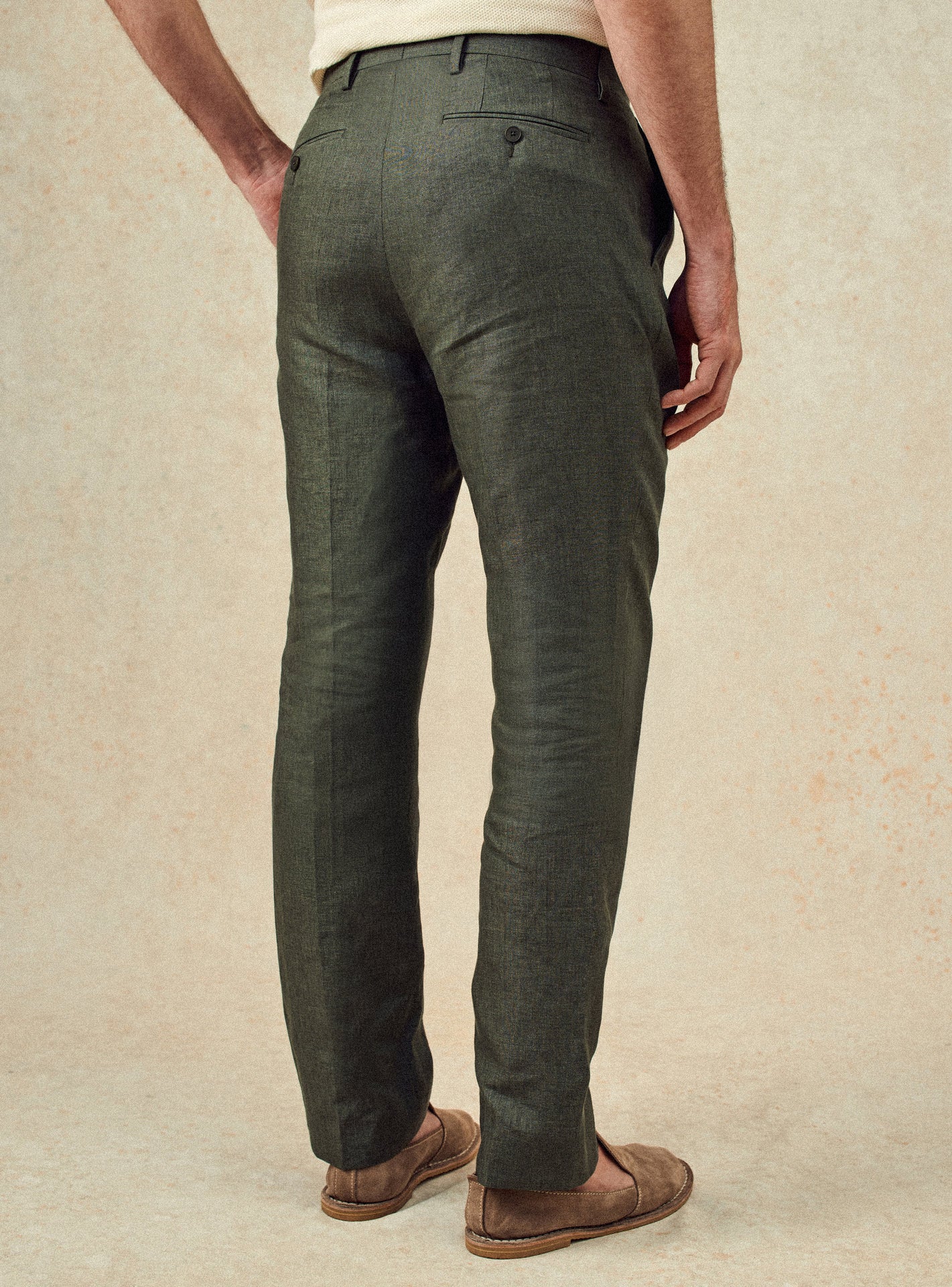 Pantalon de costume Laslo Khaki-4
