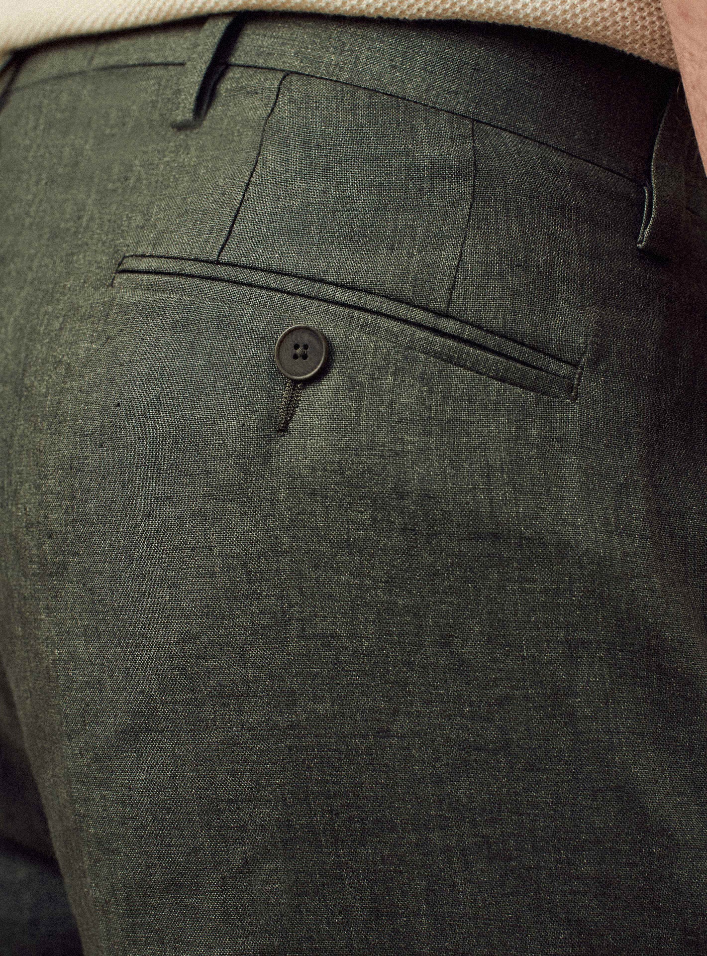 Pantalon de costume Laslo Khaki-5