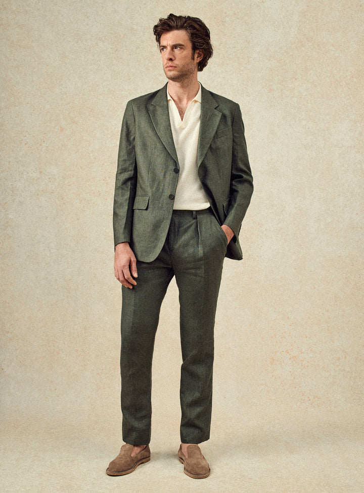 Pantalon de costume Laslo Khaki