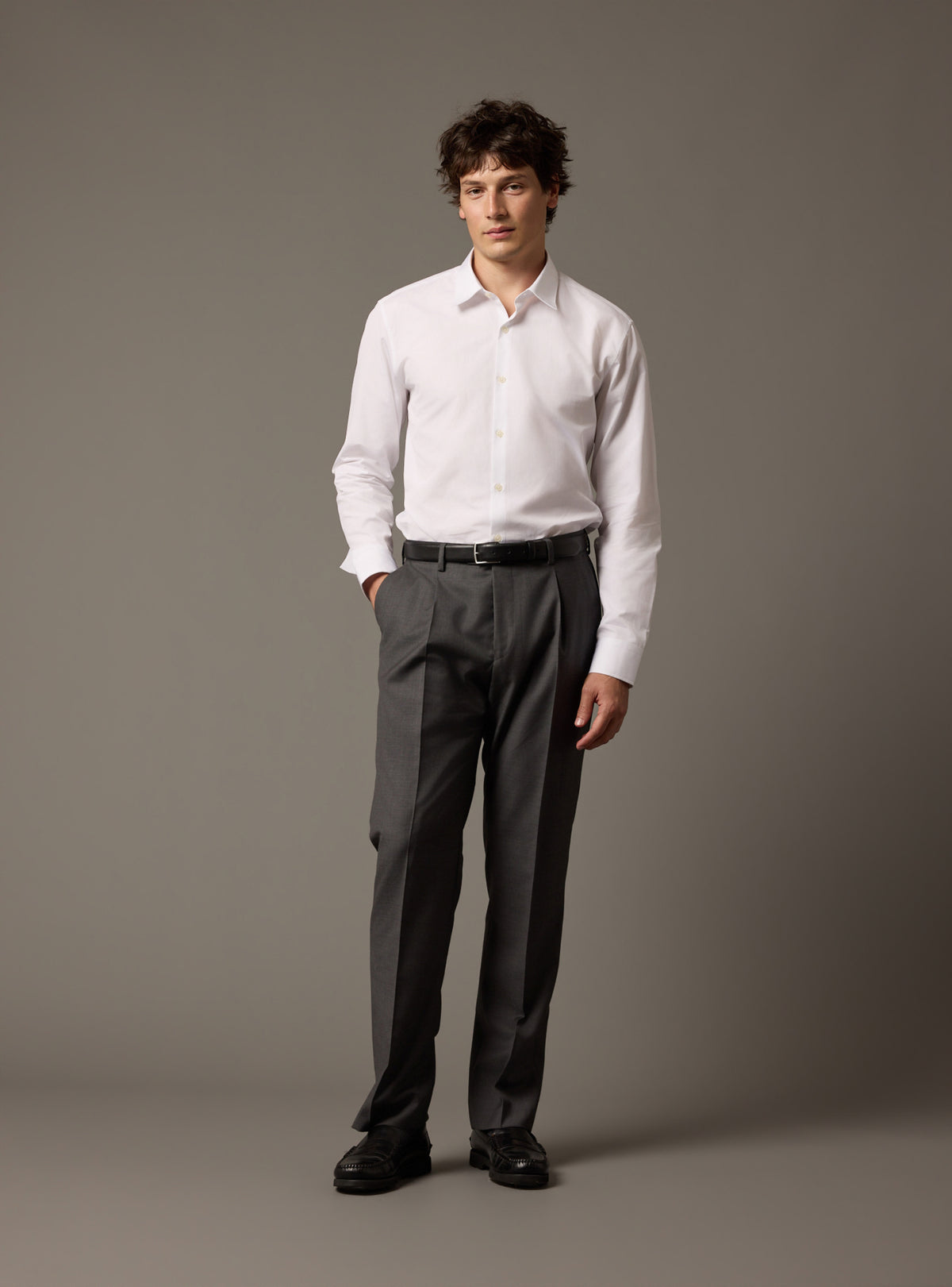 Pantalon de costume Laslo Anthracite