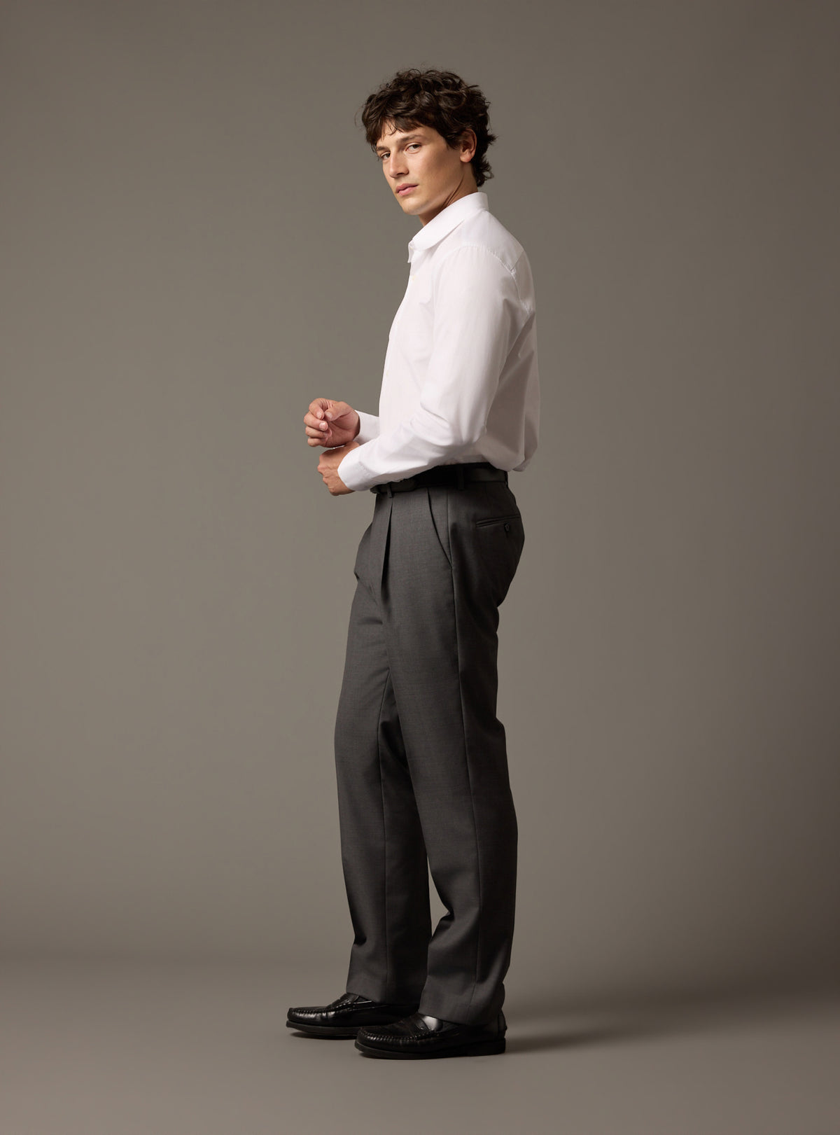Pantalon de costume Laslo Anthracite
