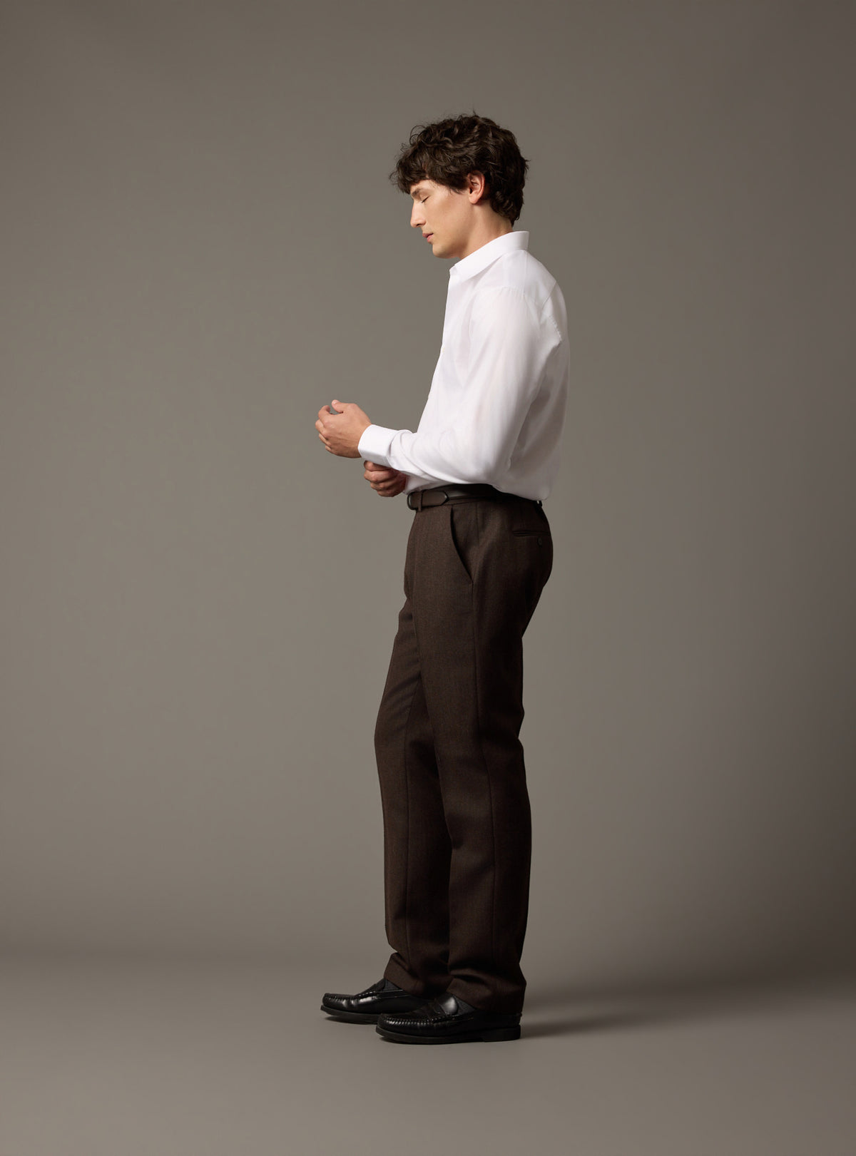 Alois Coffee Suit Trousers