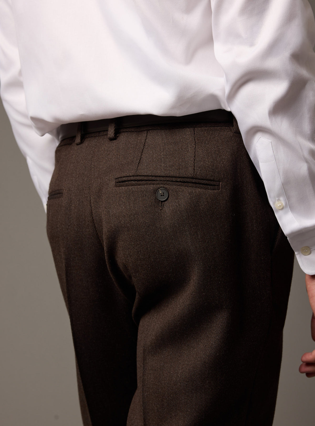 Alois Coffee Suit Trousers-5
