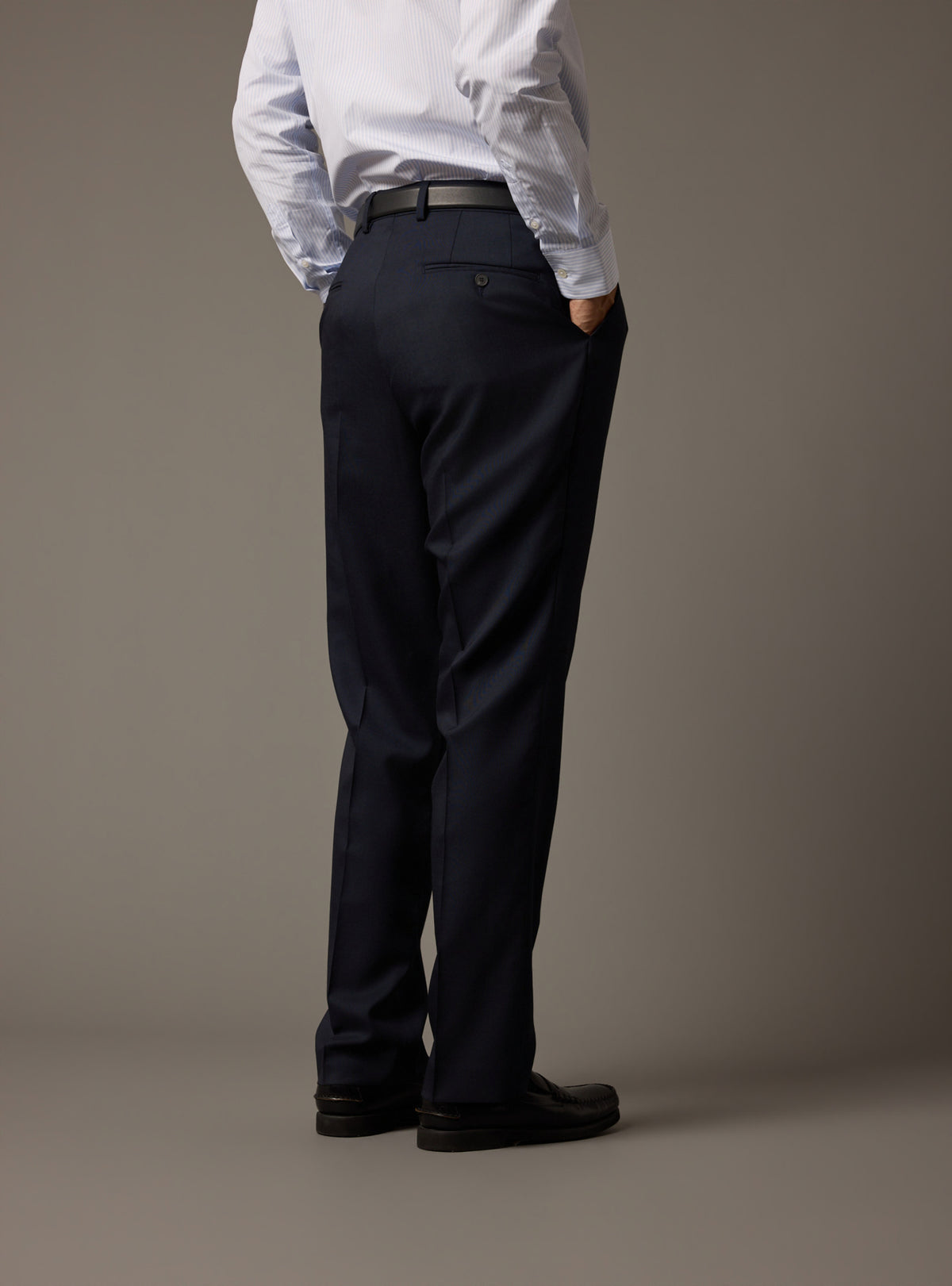 Rogue Navy Suit Trousers-5