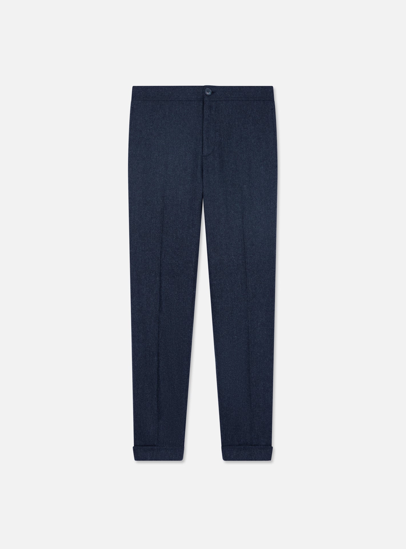Steven Mixed Navy Trousers-1