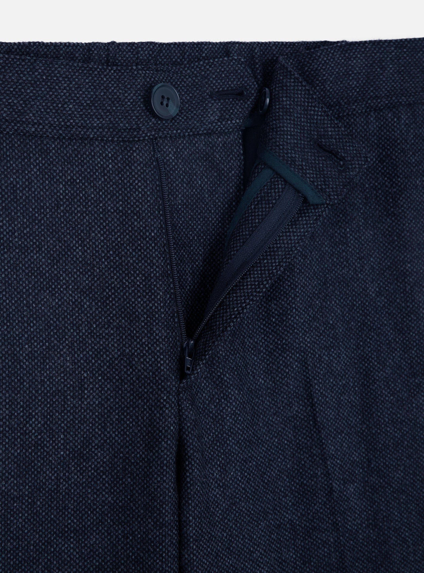 Steven Mixed Navy Trousers