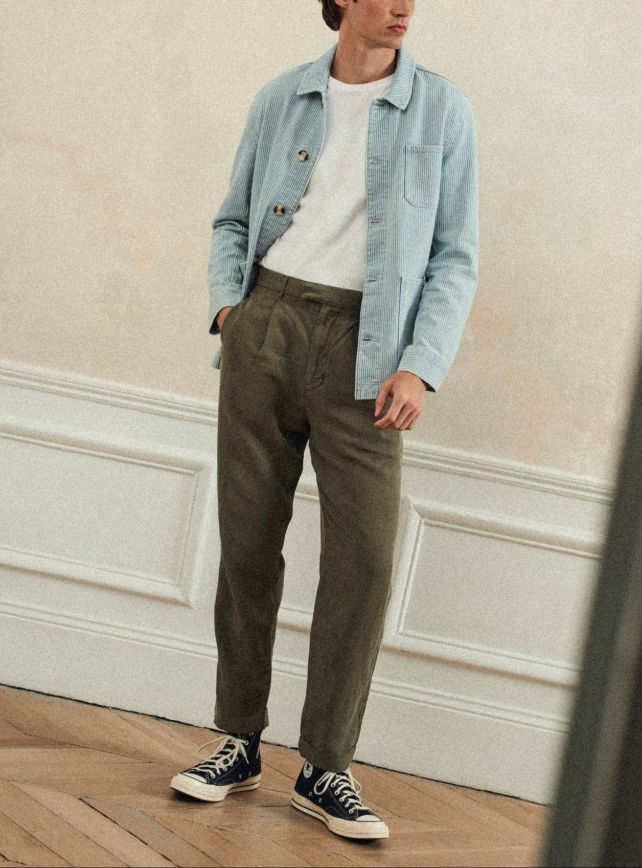 Hugh Khaki Pants-2