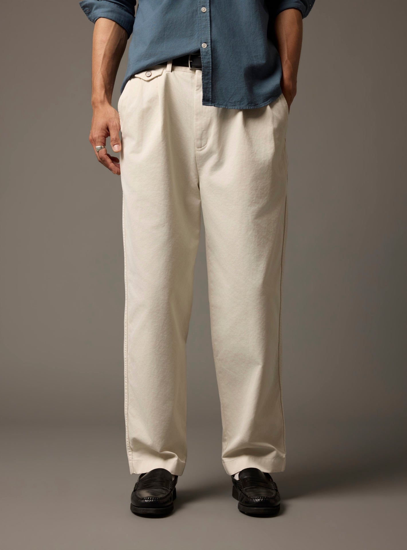 Pantalon Clyde Ecru