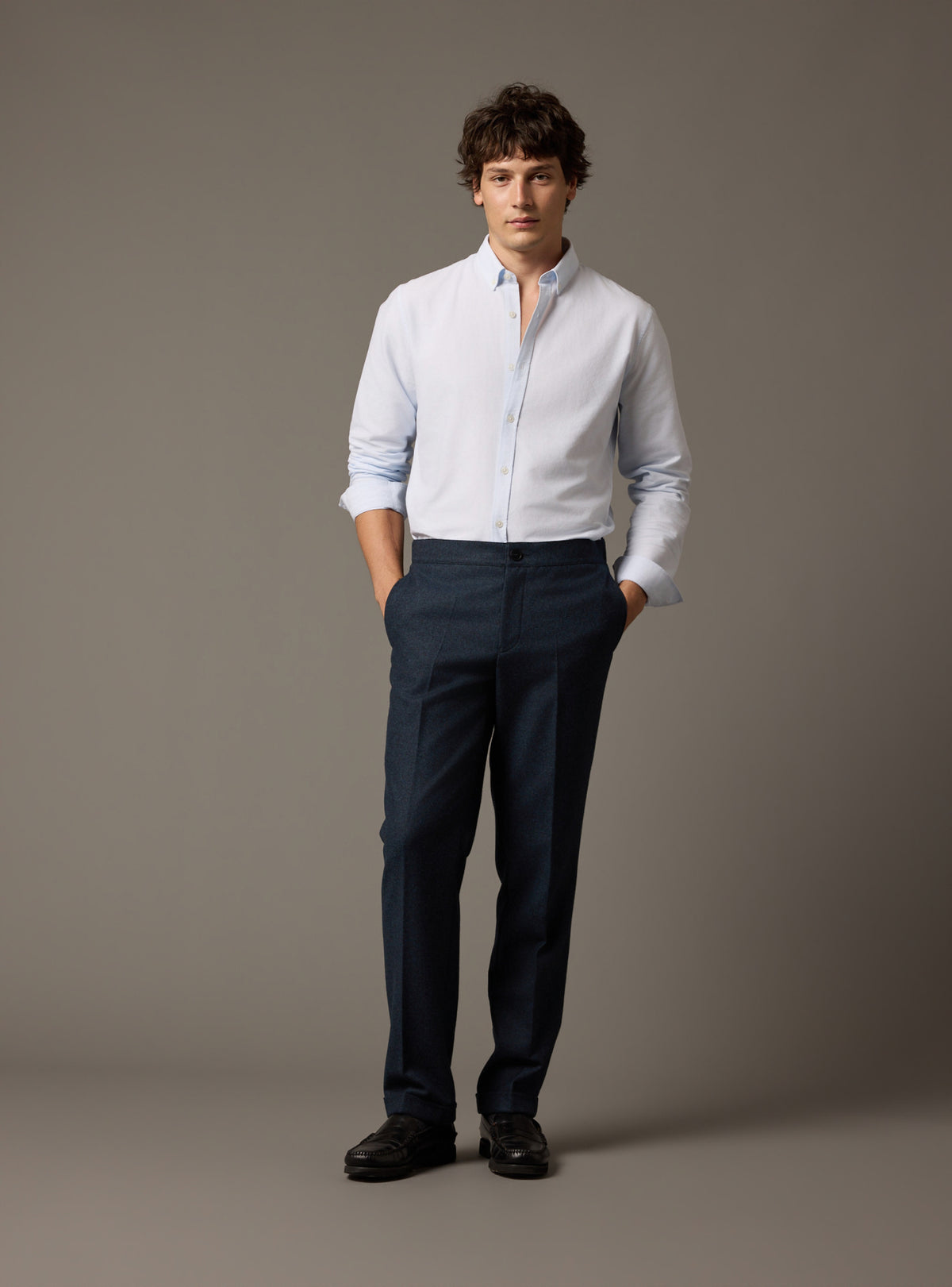 Pantalon Steven Navy Chiné