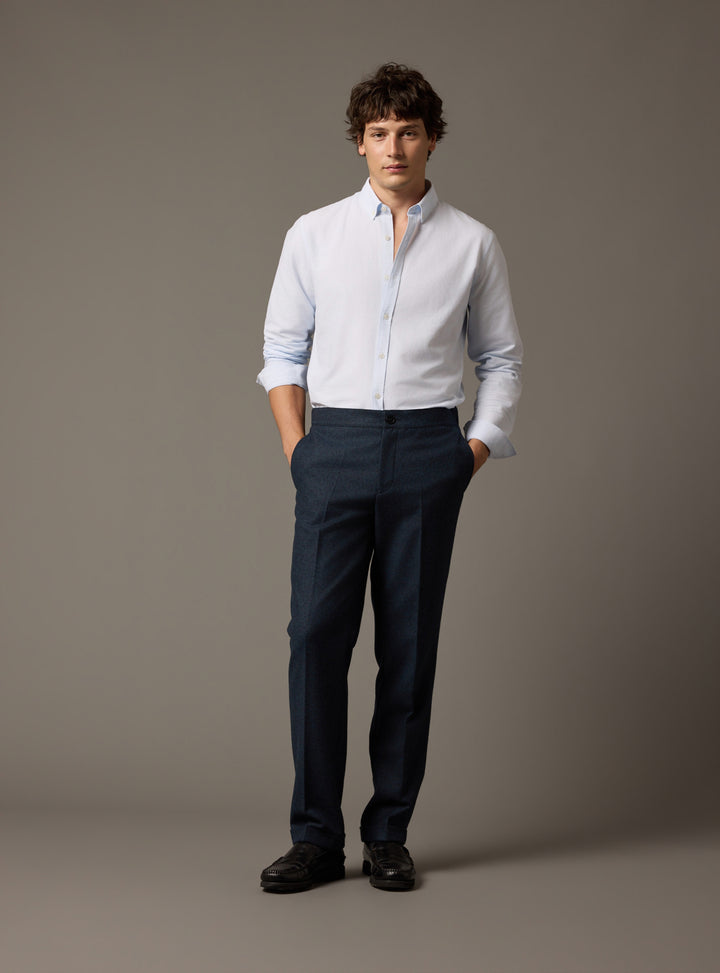 Pantalon Steven Navy Chiné