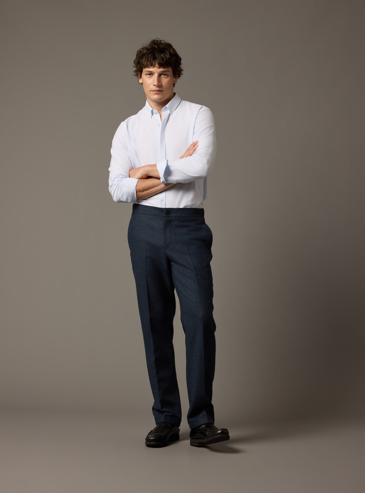 Pantalon Steven Navy Chiné