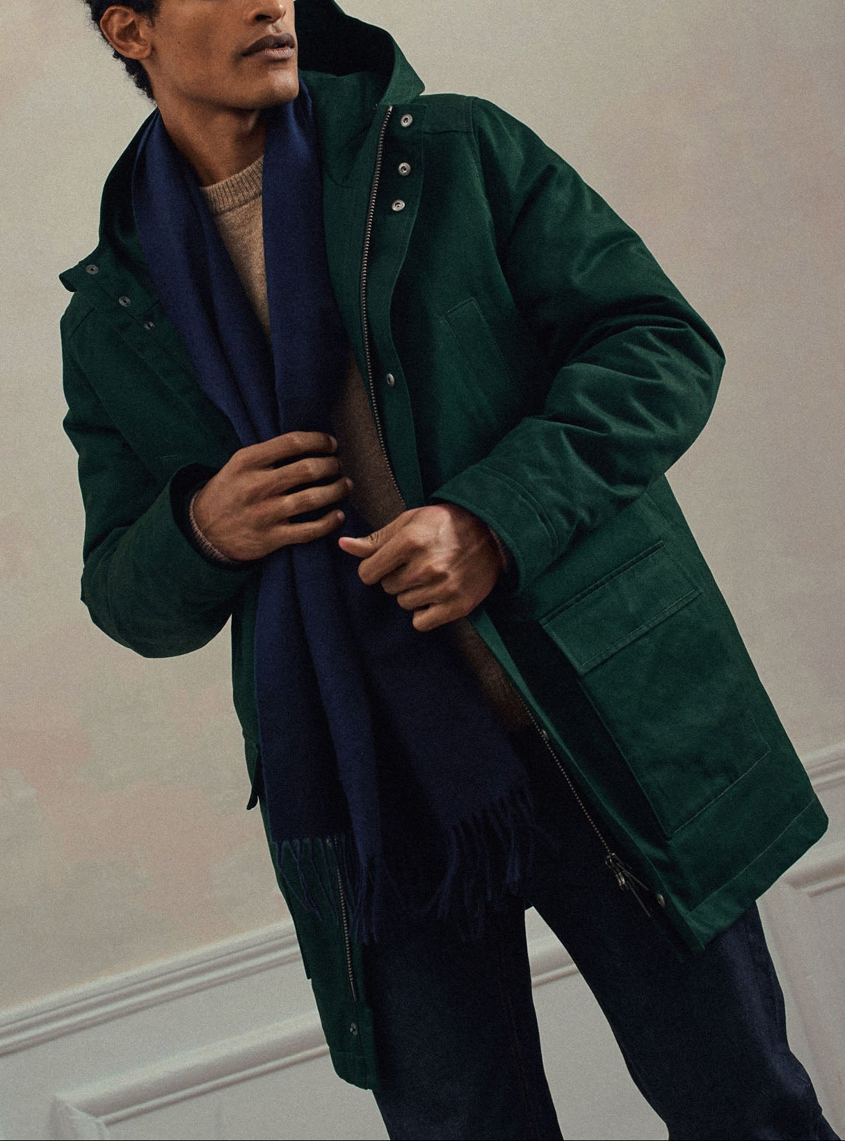 Andrew Bottle green Parka