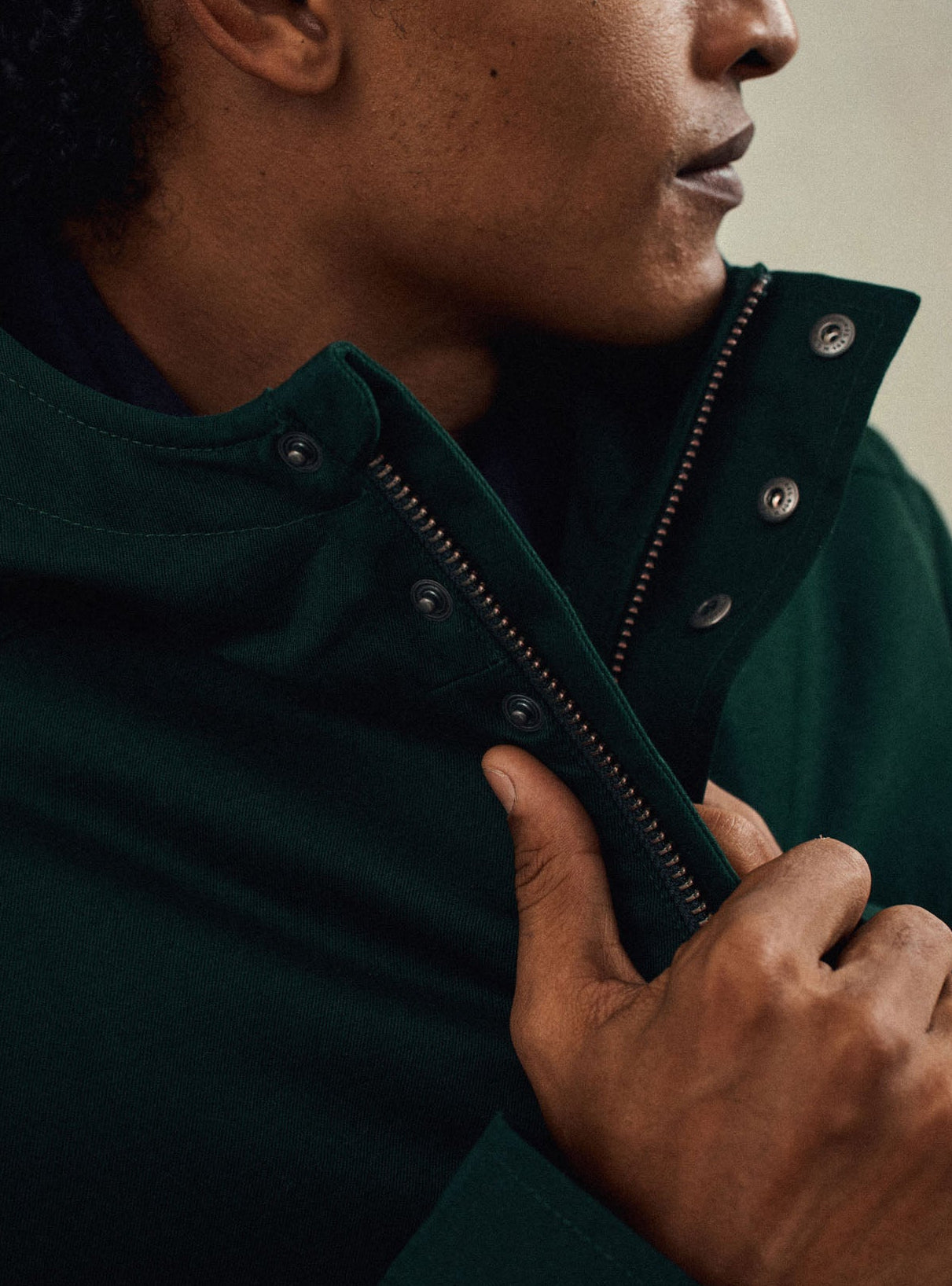 Andrew Bottle green Parka