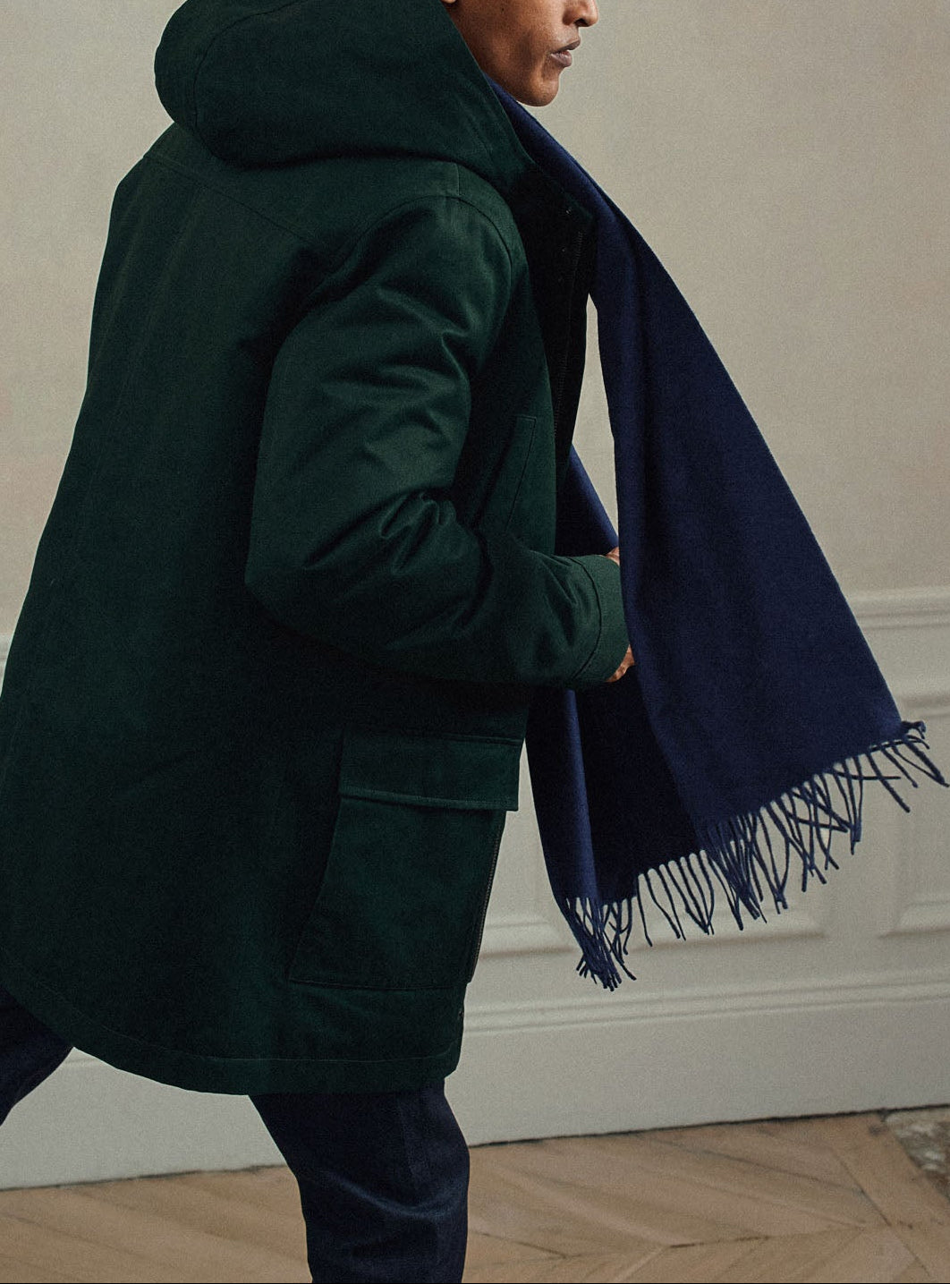 Andrew Bottle green Parka