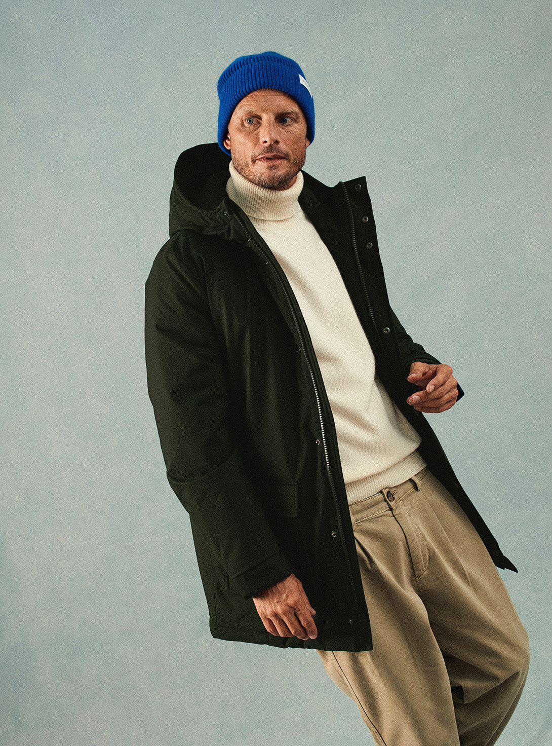 Andrew X Khaki Parka