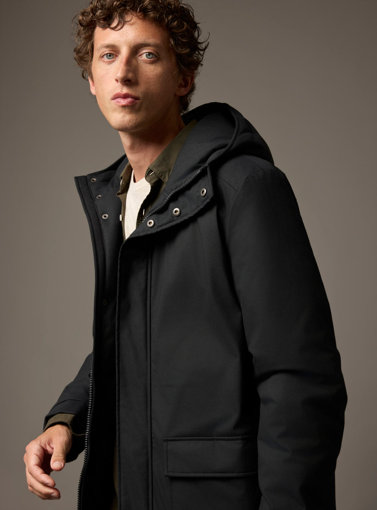 Andrew X Navy Parka