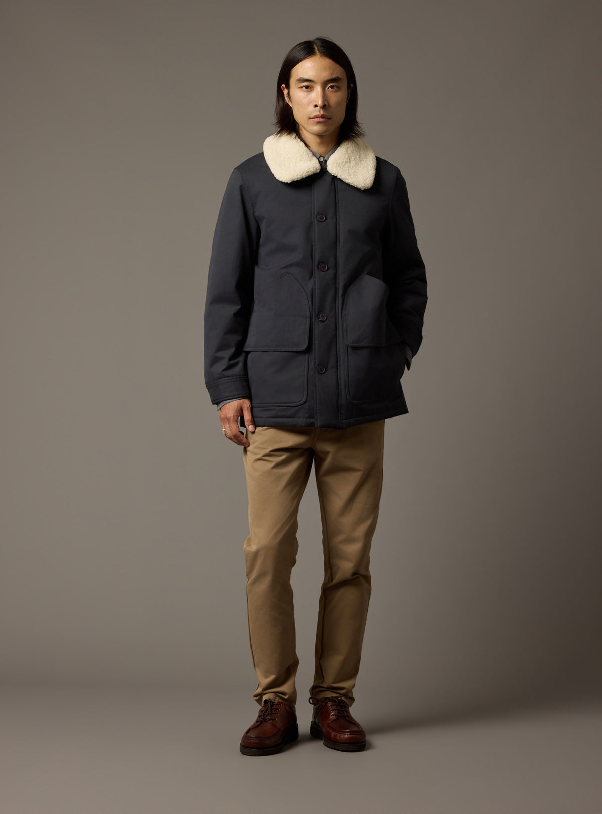 Miles Navy Parka