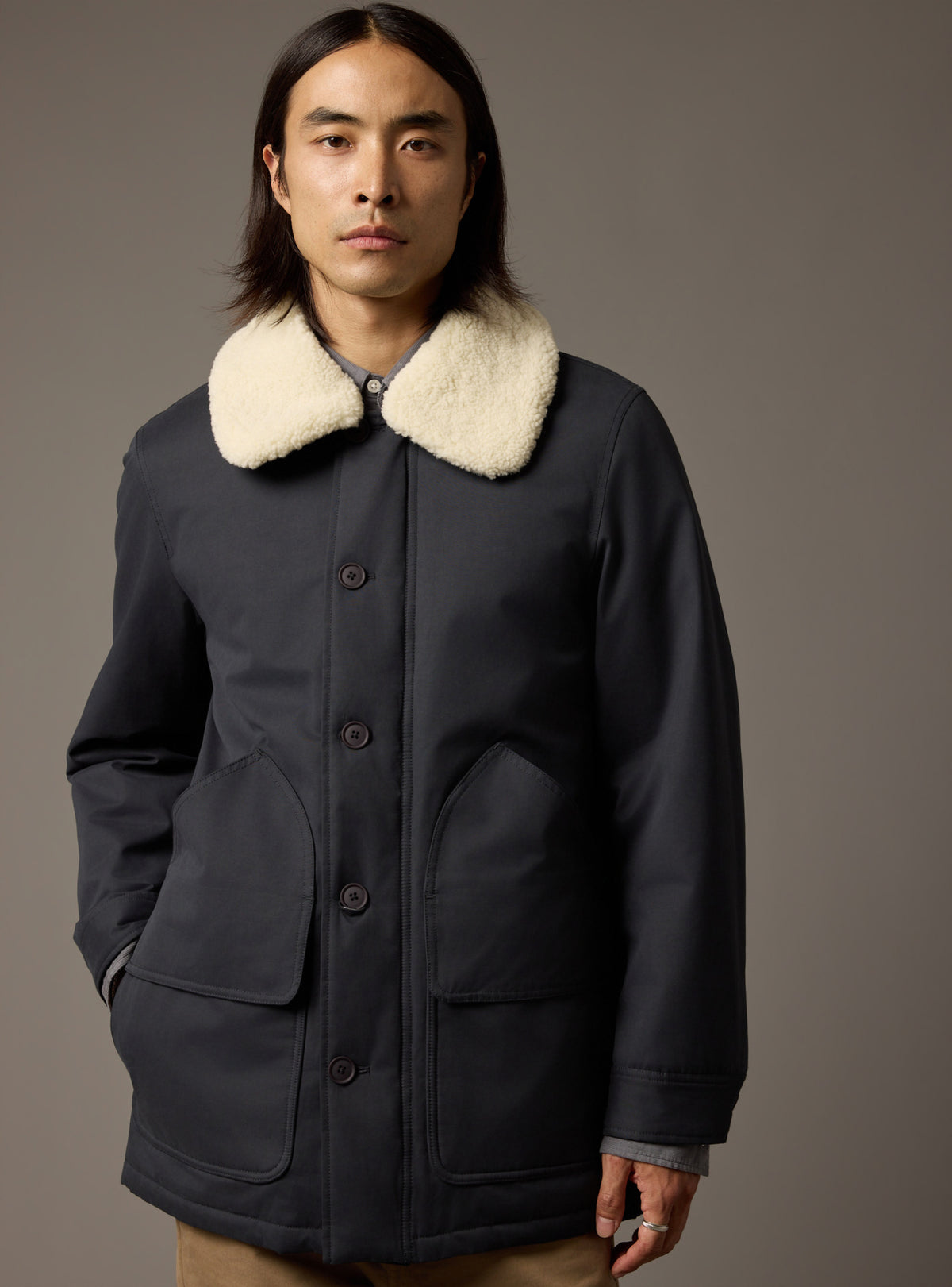 Miles Navy Parka