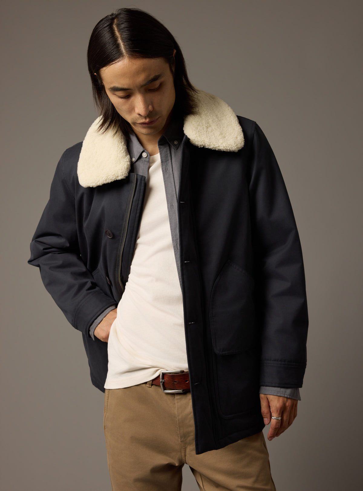 Miles Navy Parka