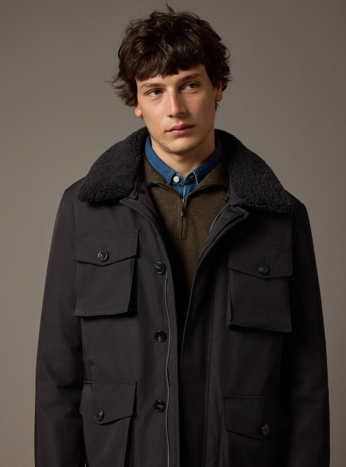 Nico Navy Parka