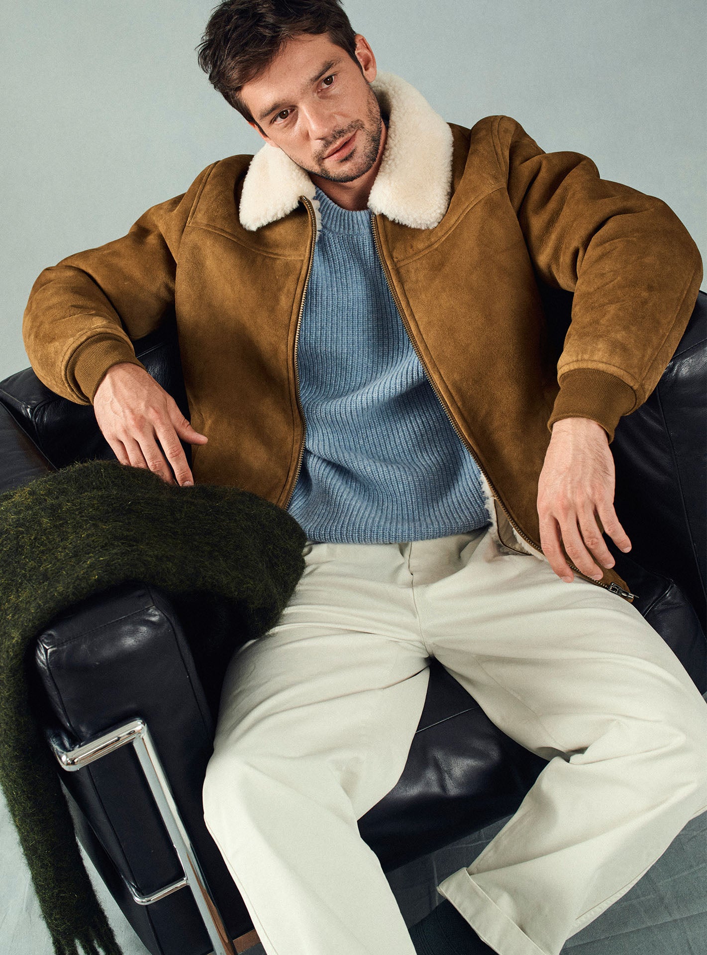 Peau lainée Porter Camel