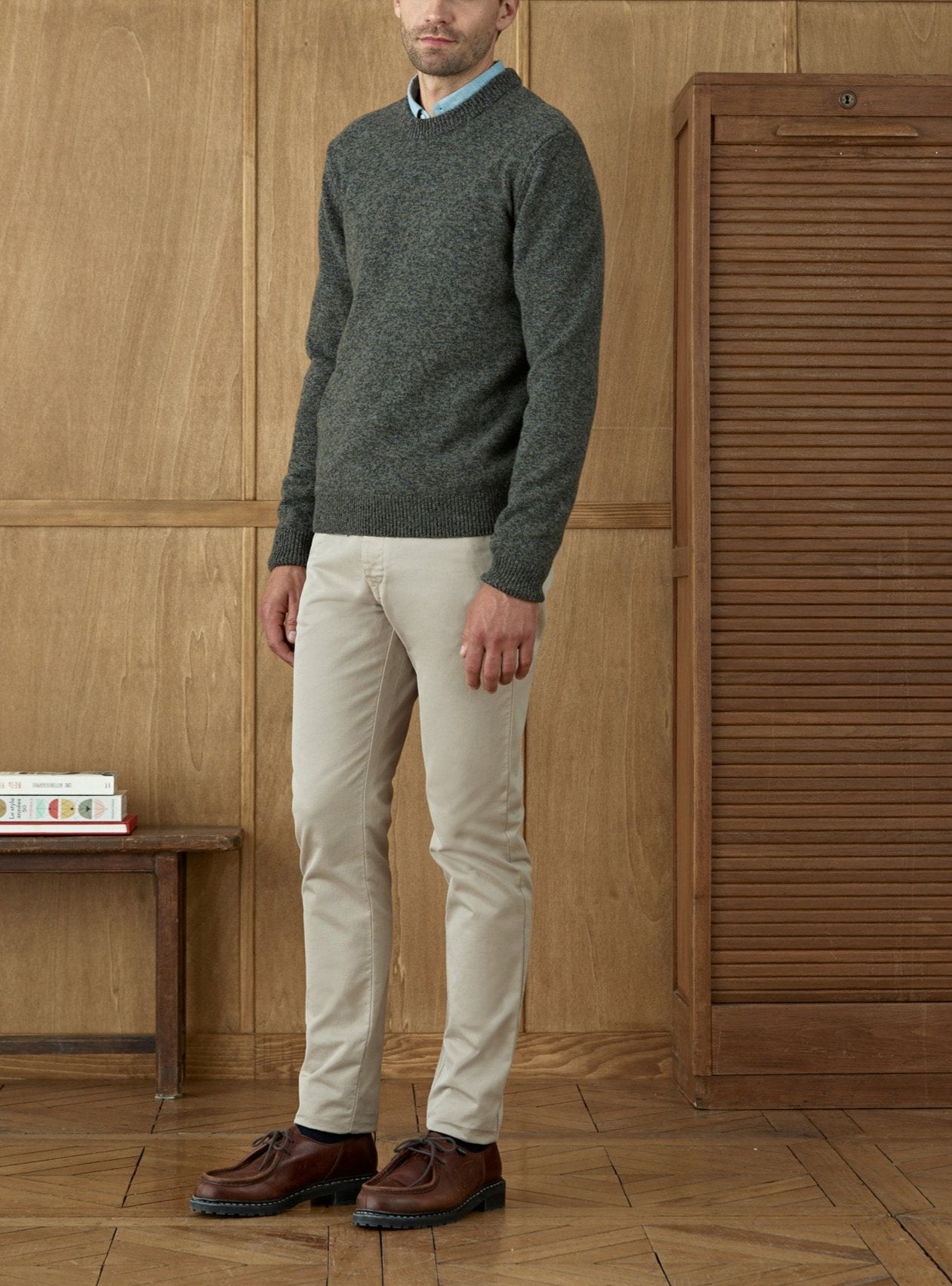 Eddie Mixed Khaki Pull-6