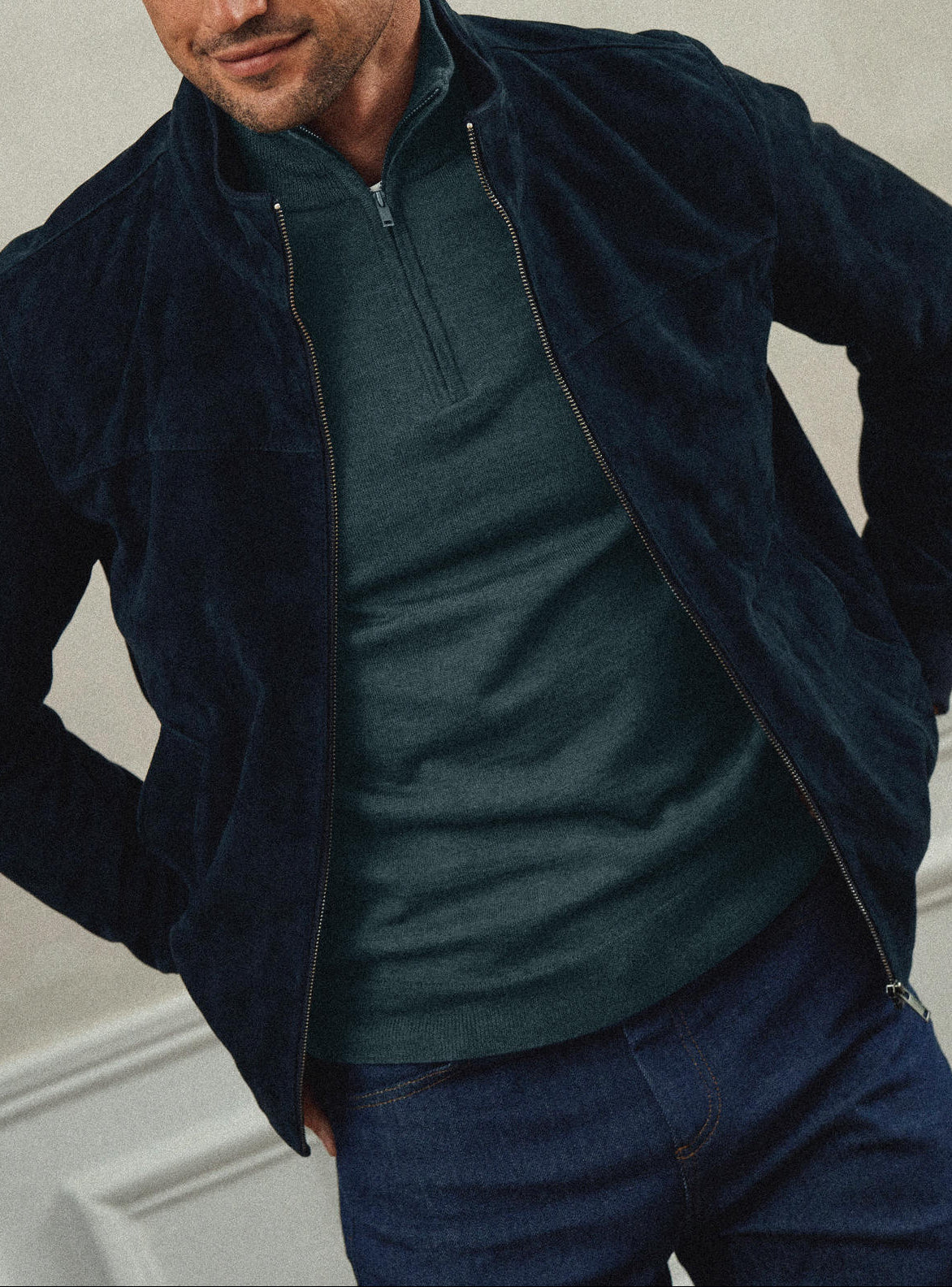 Enzo Dark Navy Jacket-6