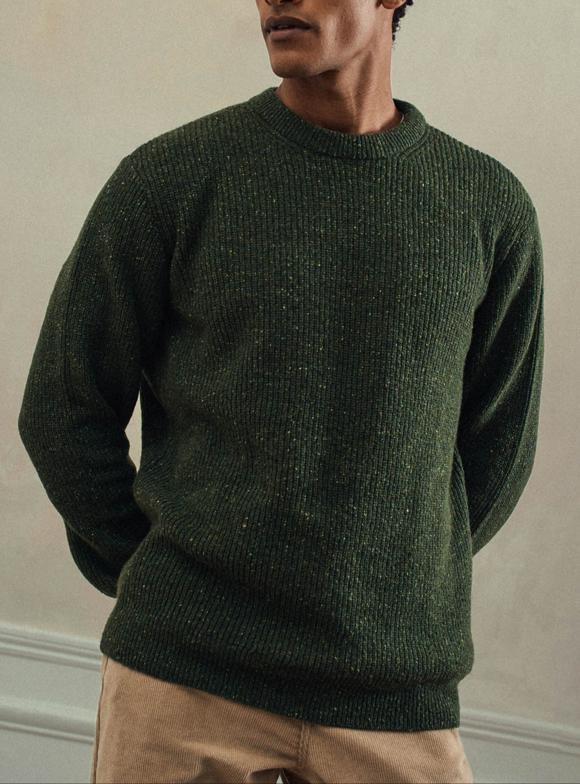 Anatole Khaki Sweater