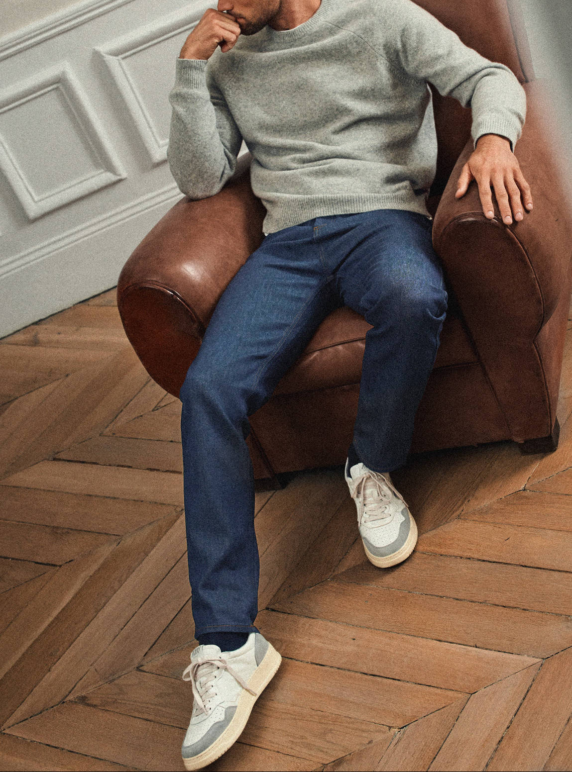 Pull Jeremy Mixed Grey