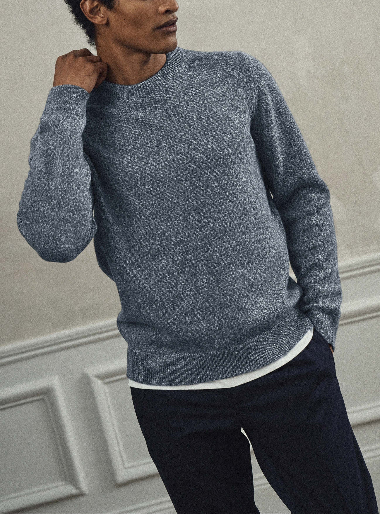 Eddie Orage/Mixed Grey Sweater
