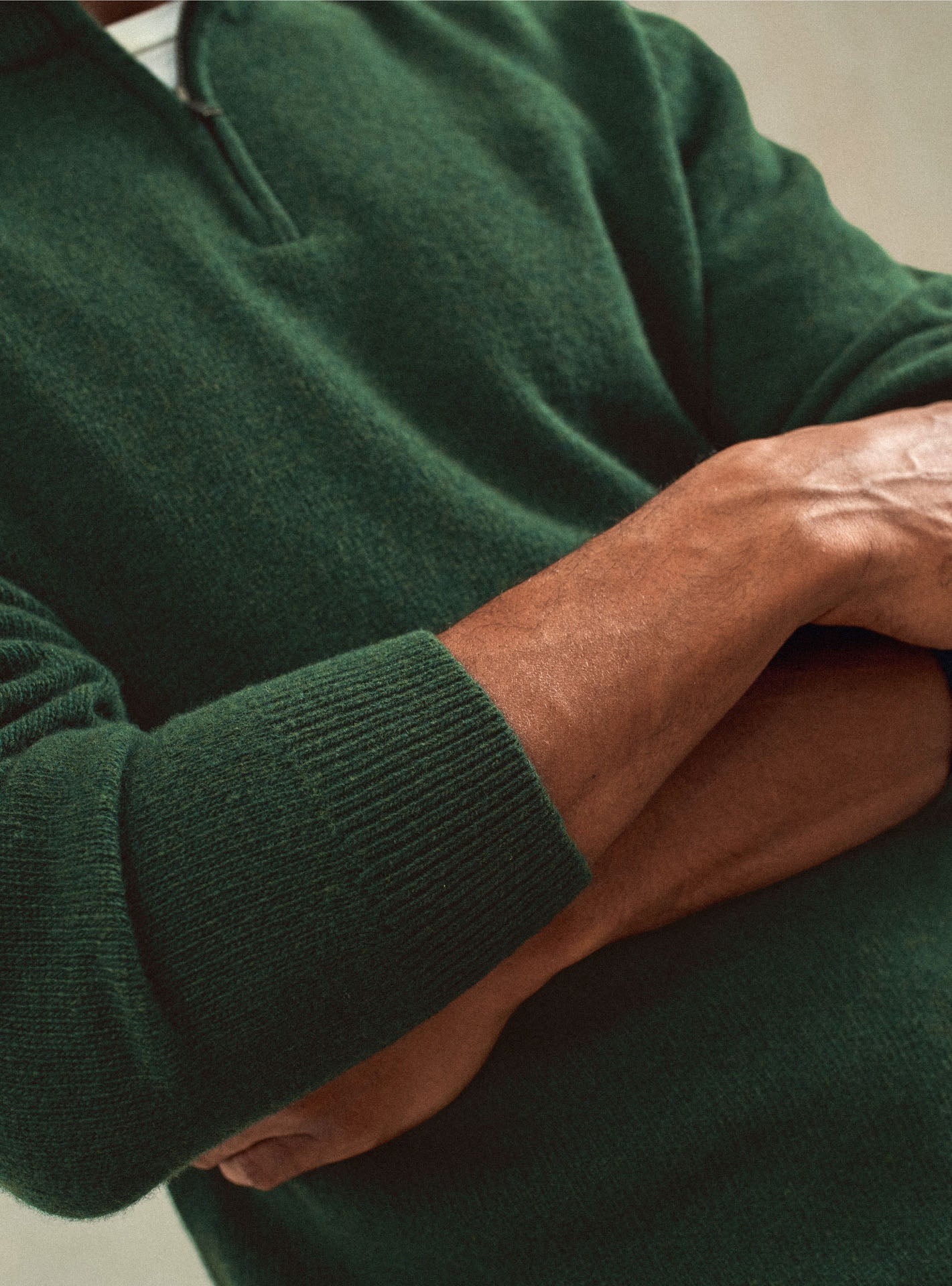 Aaron Bottle green Sweater-3