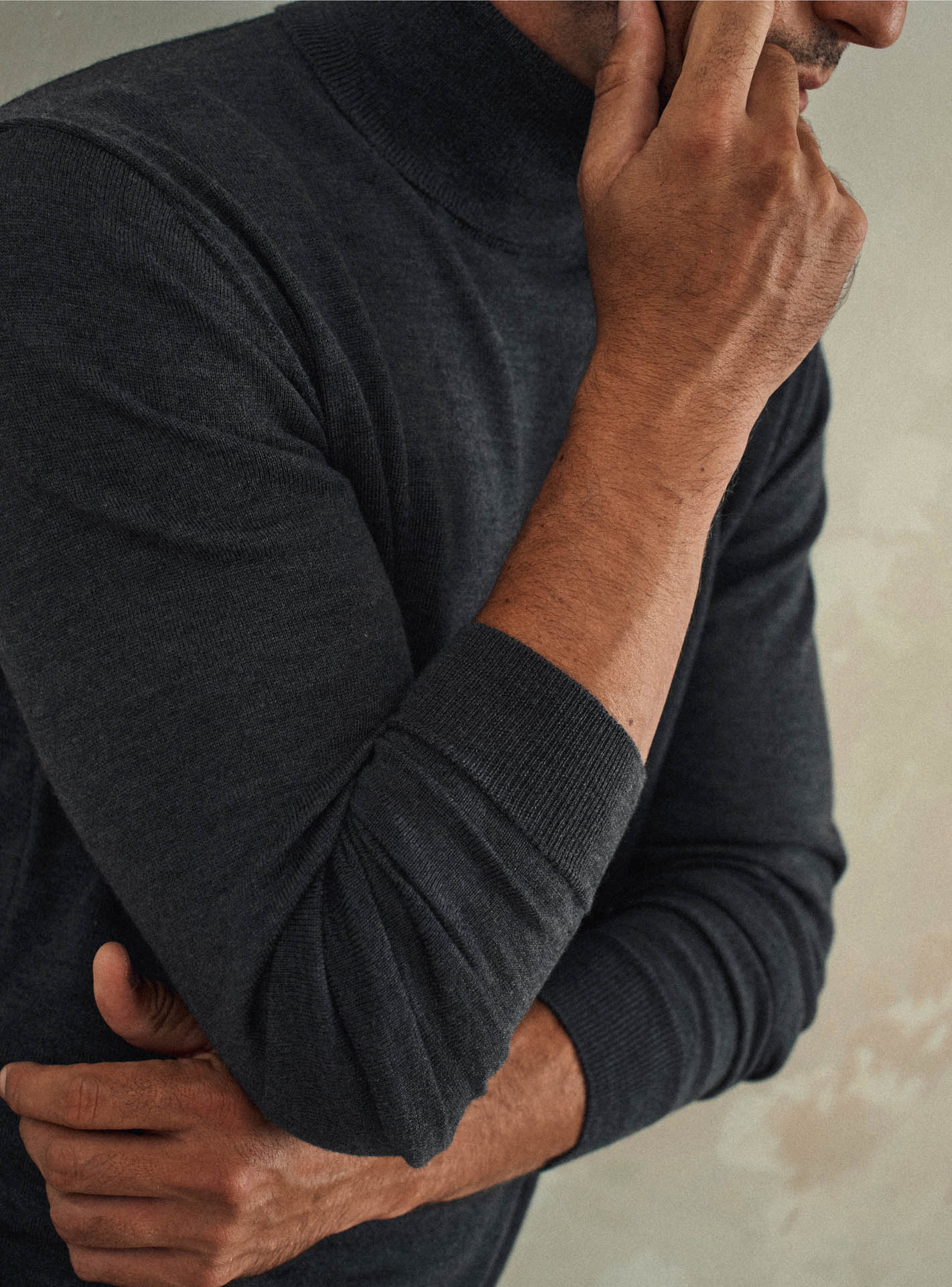 Boris Anthracite Sweater-3