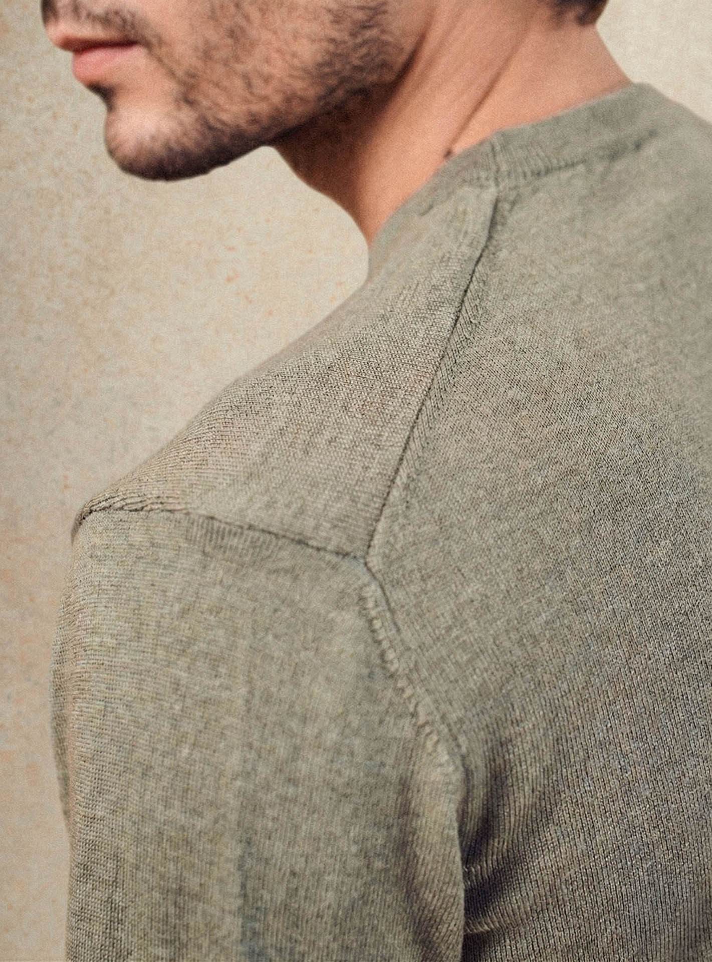 Noliti Khaki Sweater-2