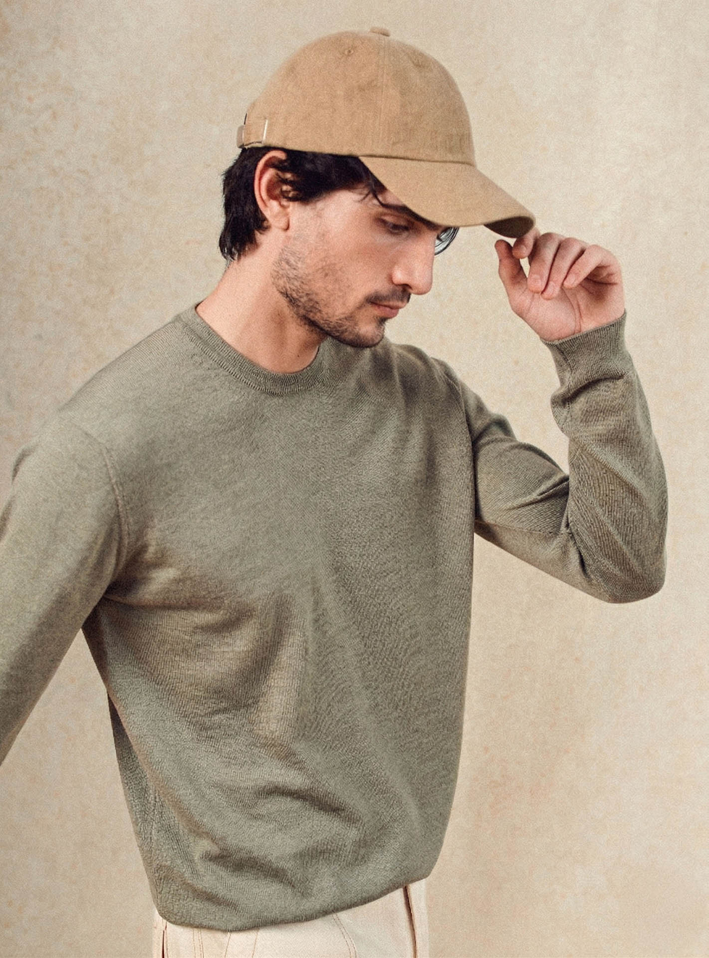 Noliti Khaki Sweater-3