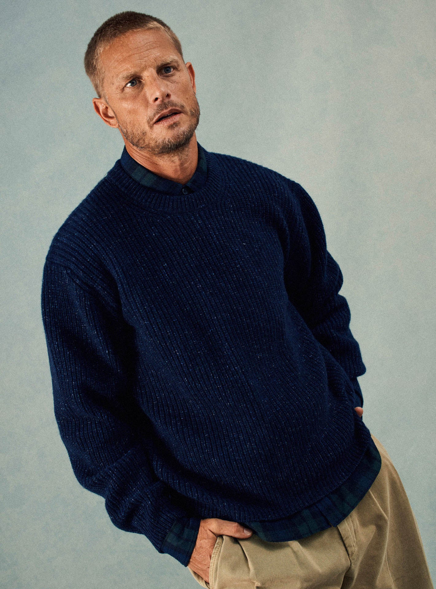 Norman Navy Sweater