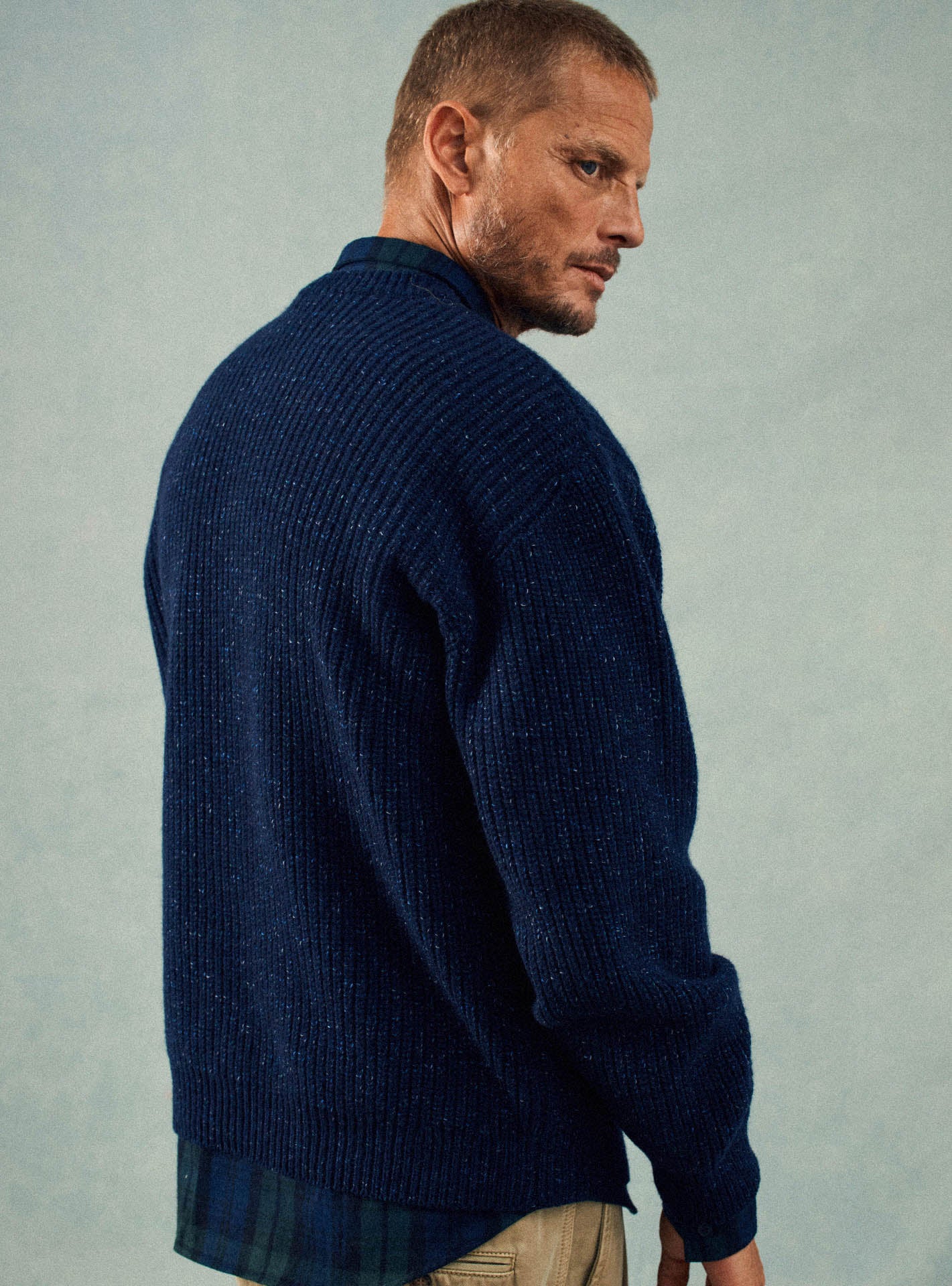 Norman Navy Sweater-4