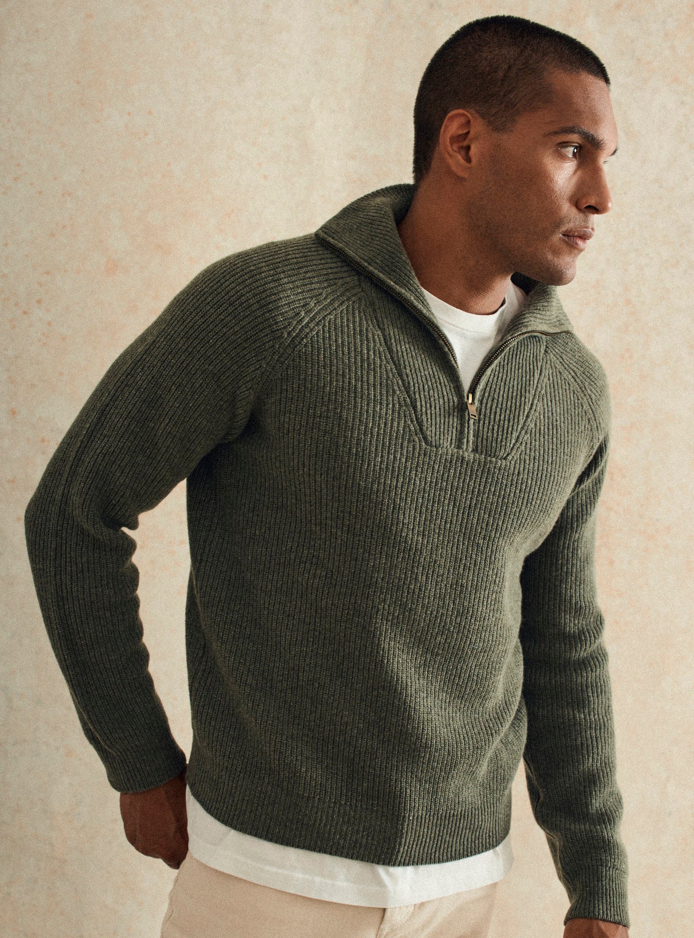 Nate Khaki Sweater-1