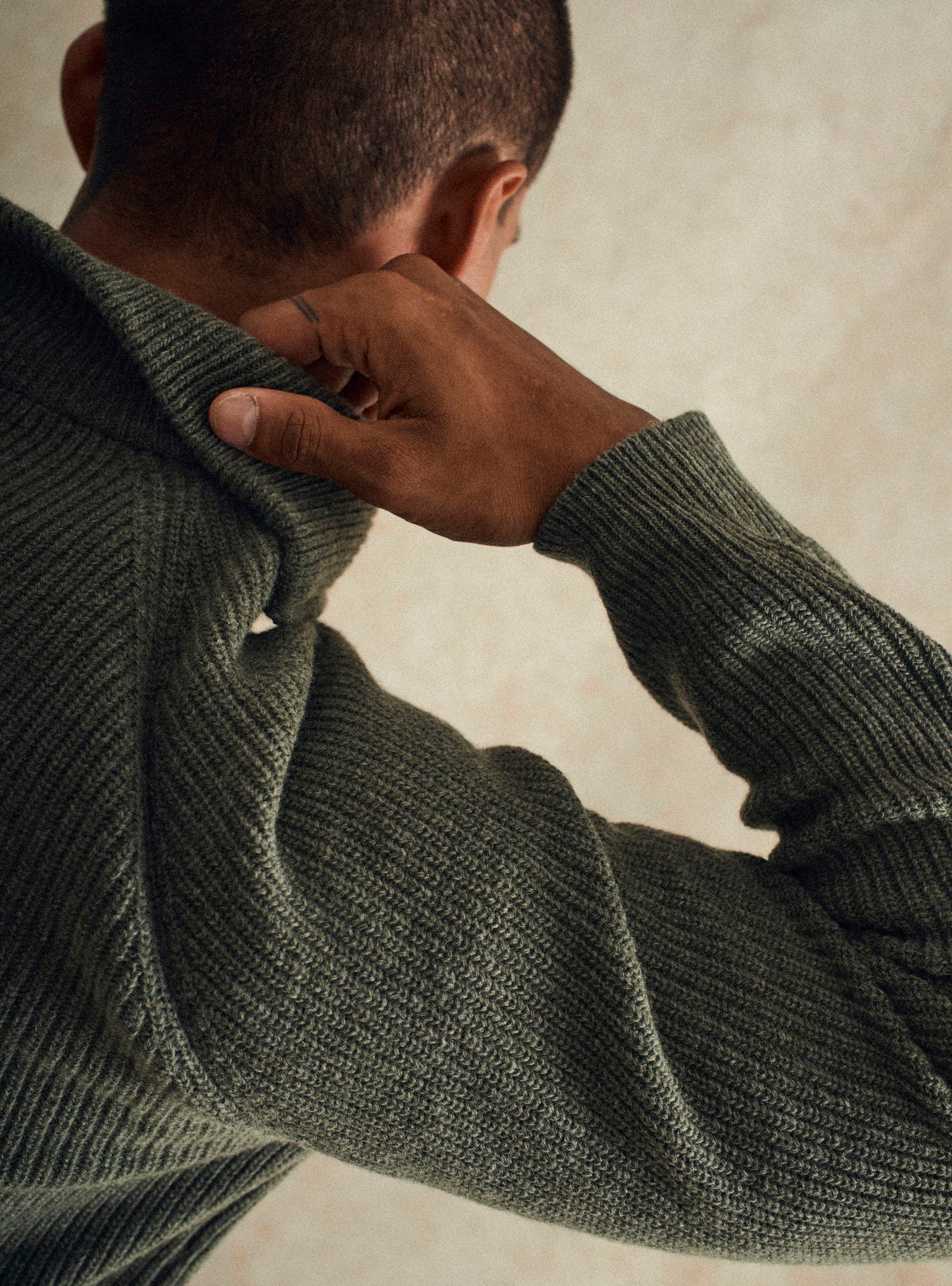 Nate Khaki Sweater