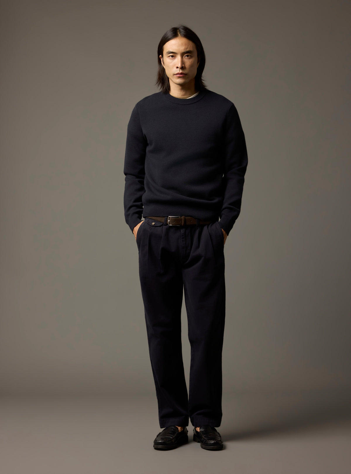 James Navy Sweater-2
