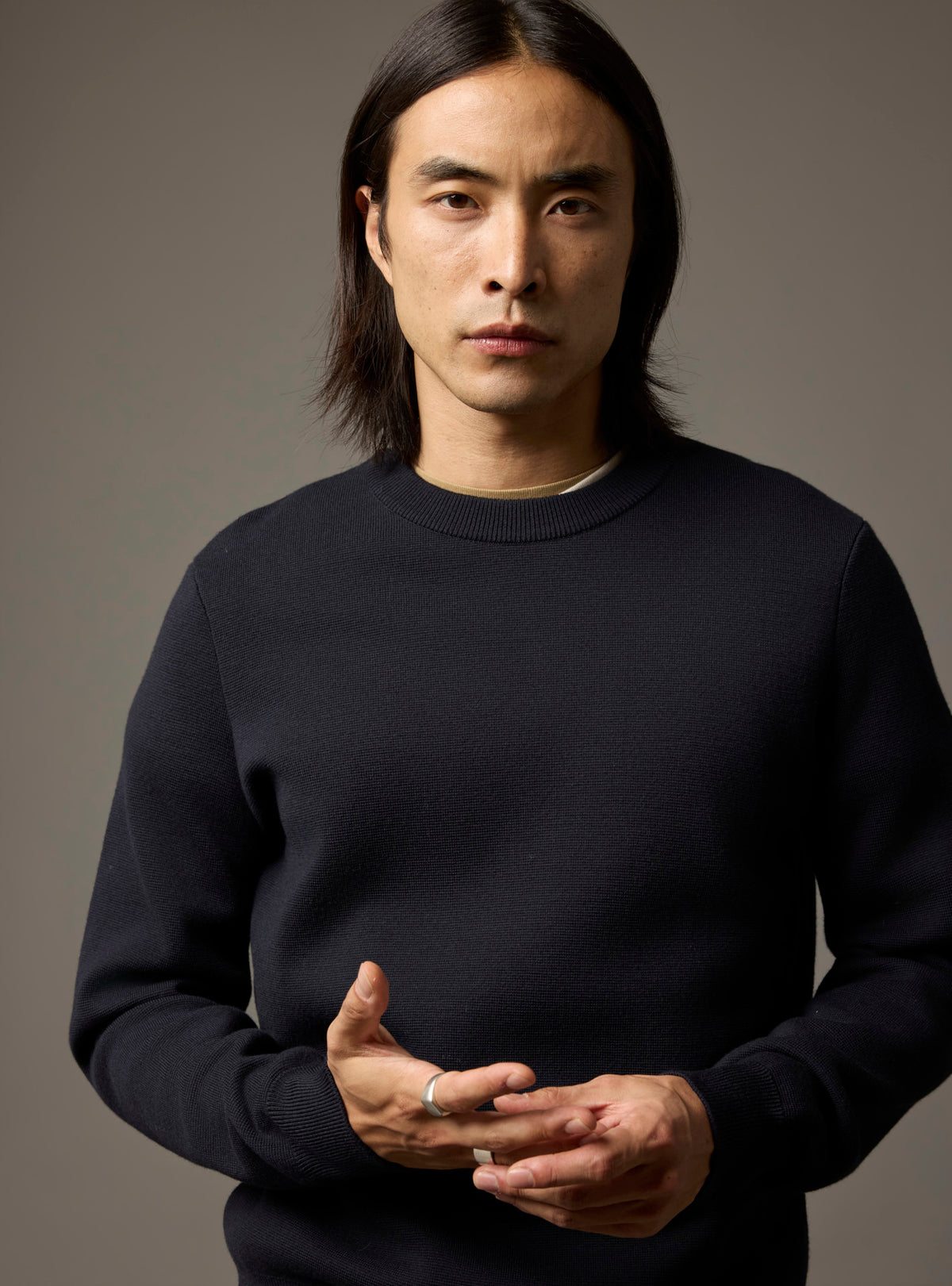 James Navy Sweater-4