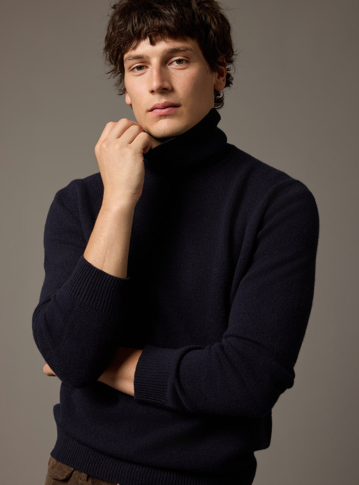 Boris Navy Sweater-1
