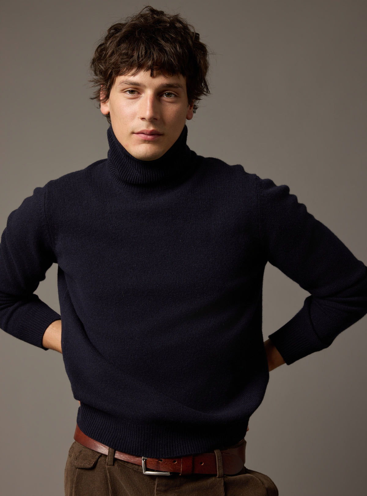 Boris Navy Sweater
