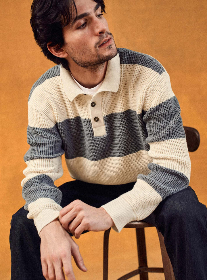 Pull Grant Grey/Ecru