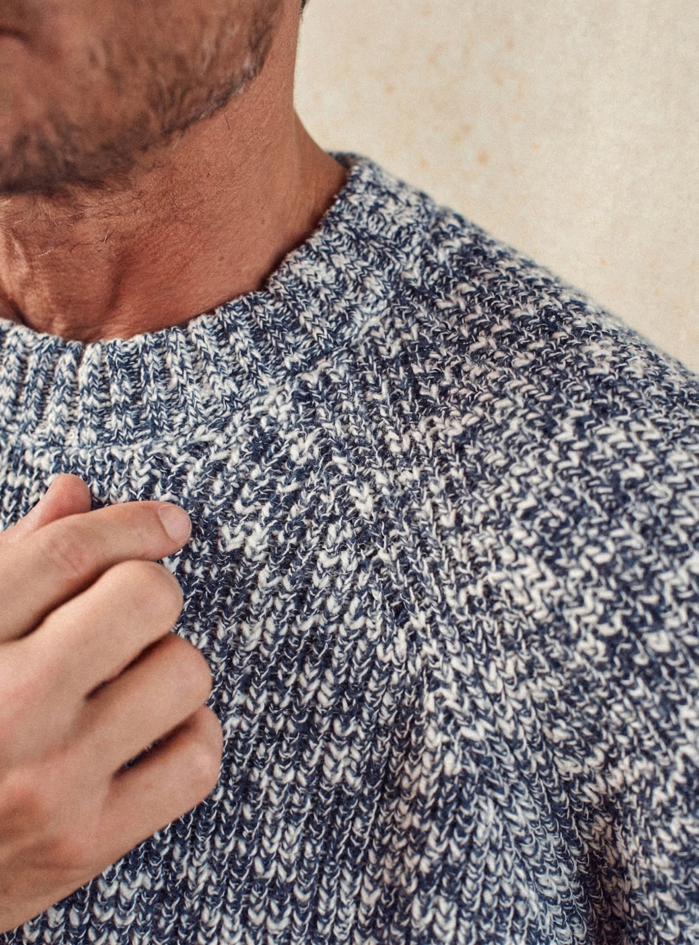 Berne Navy/Off-white Sweater-2