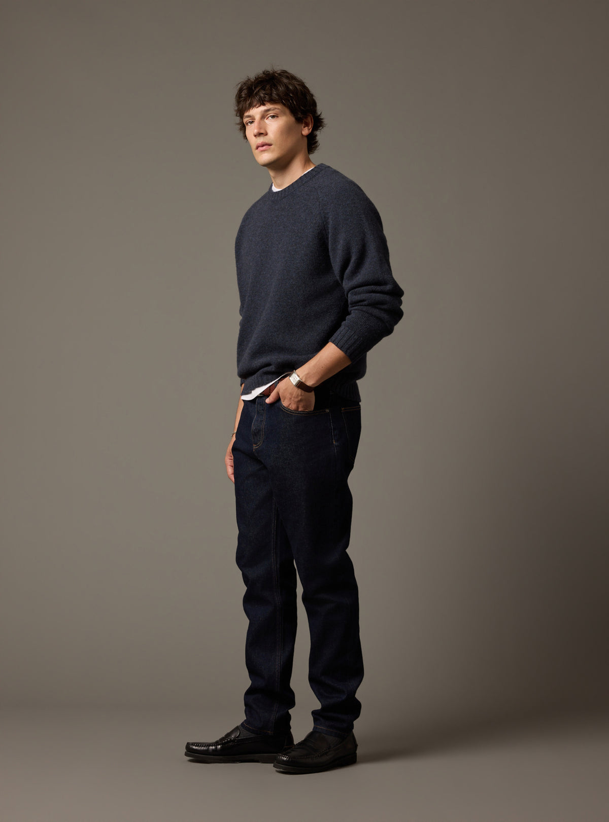 Navy Alfie Jumper