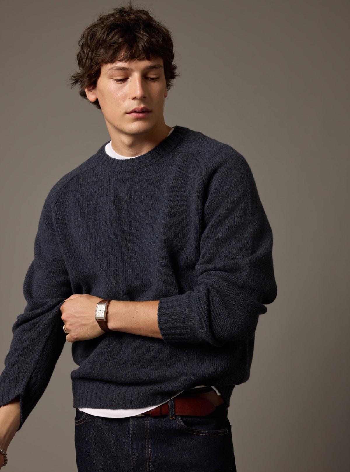 Navy Alfie Jumper-3