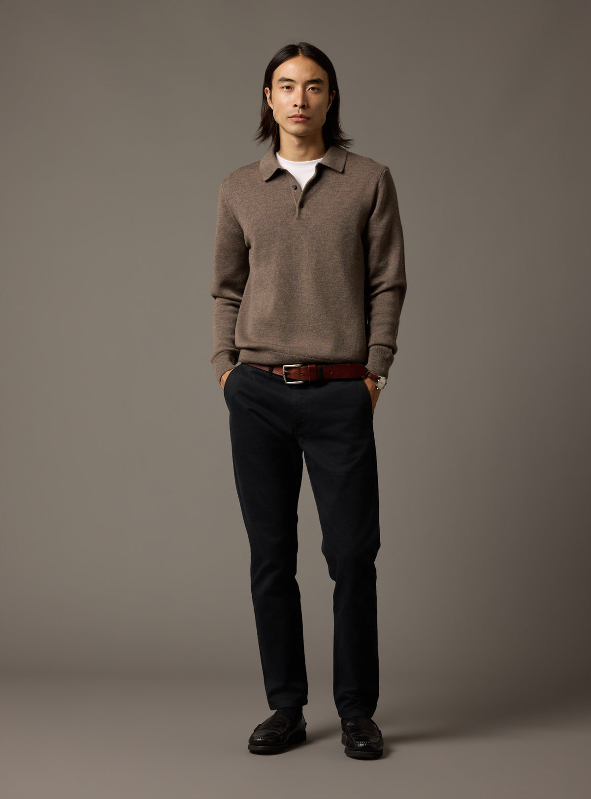 Benjamin Warm Beige Sweater-2