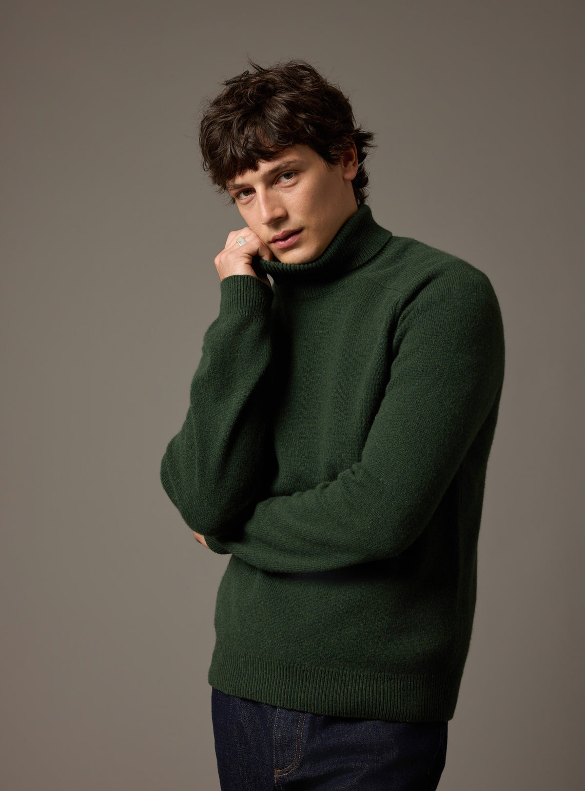 Boris Evergreen sweater