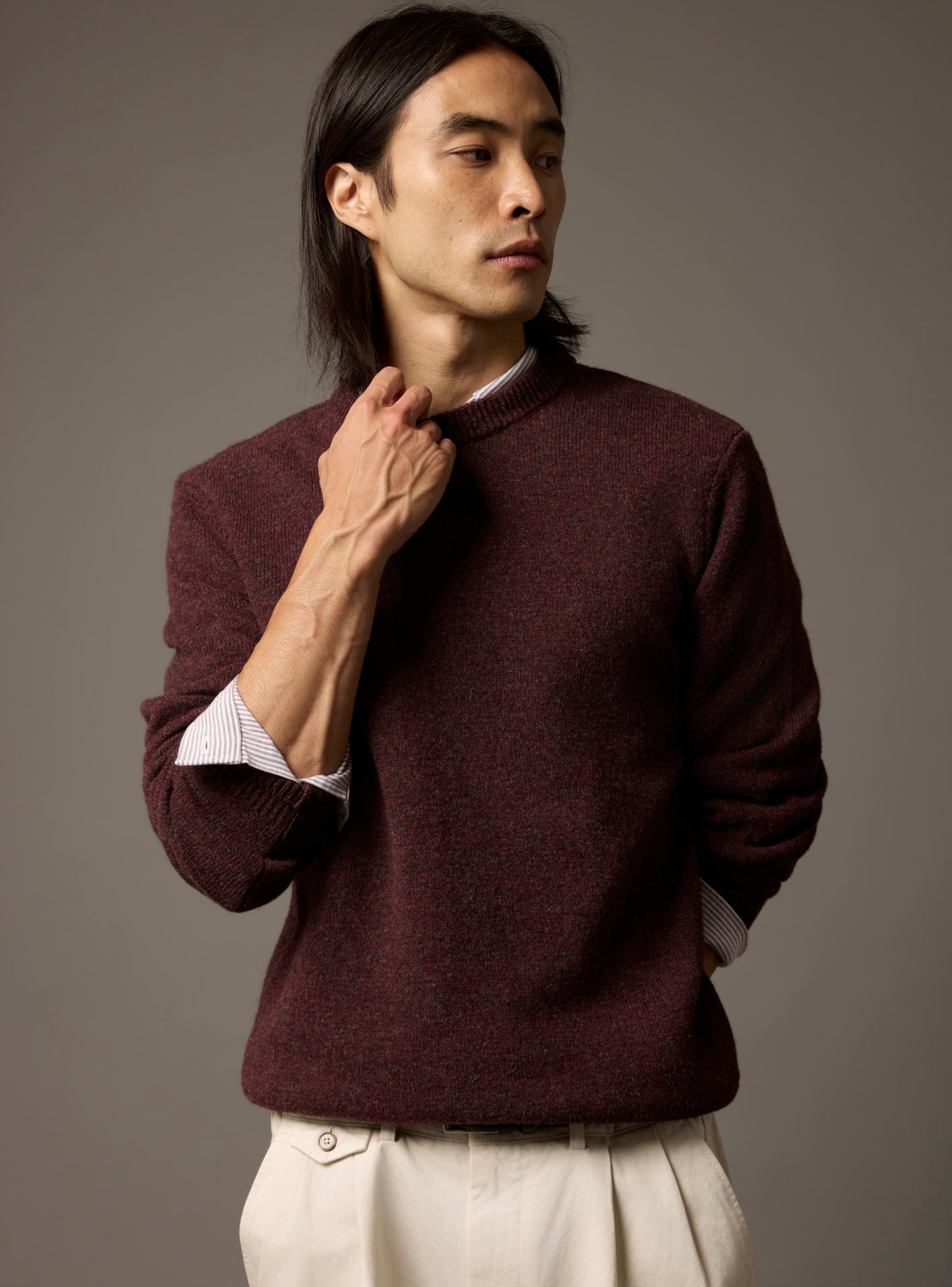 Robb Mahogany Sweater