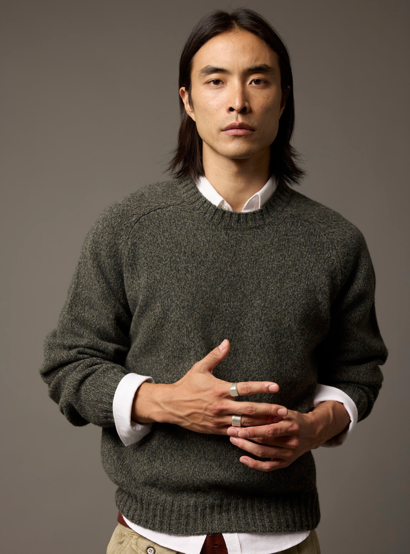 Alfie Dusky/Evergreen Sweater-1